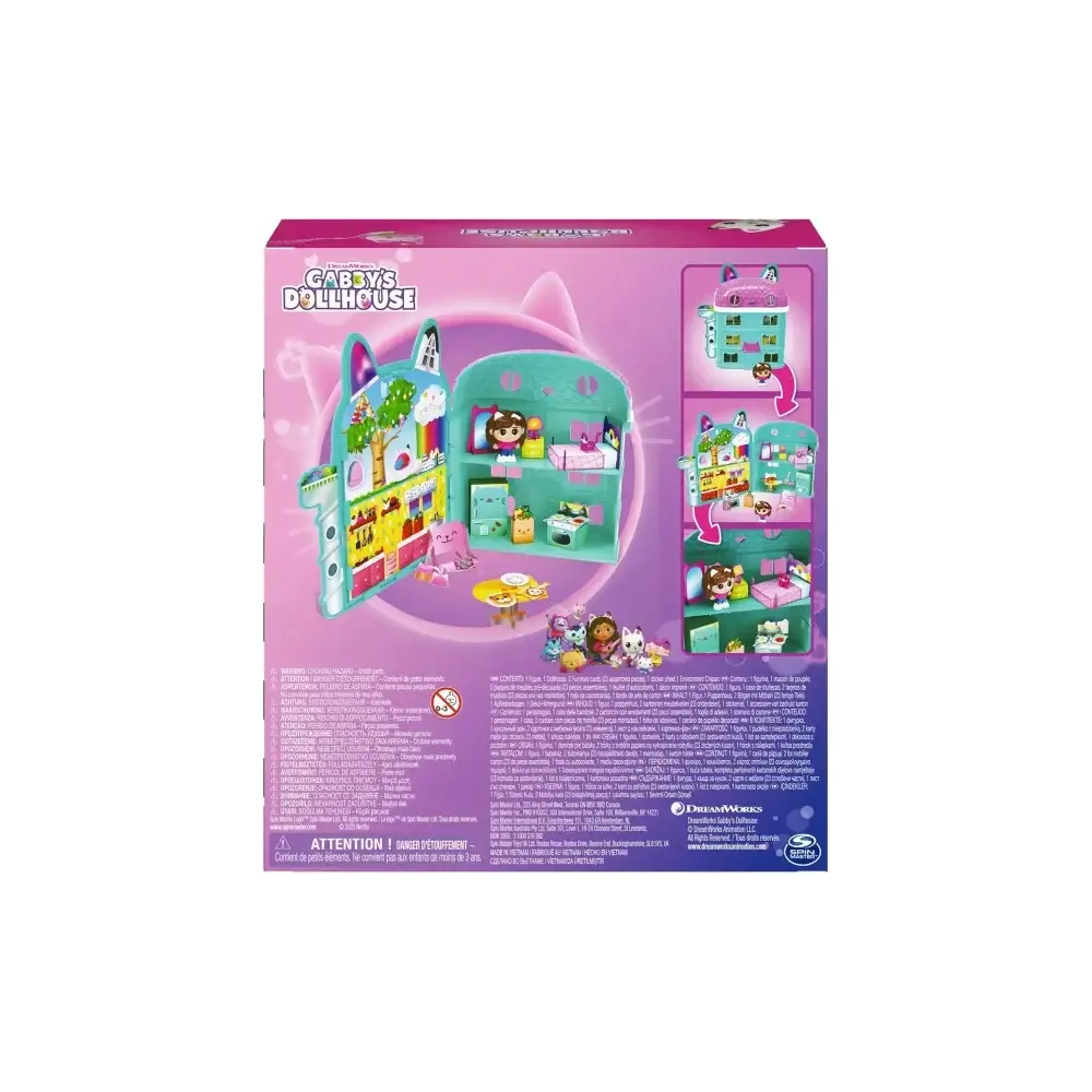 Gabby's Dollhouse Set Casa delle Bambole Portatile Toys One