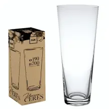 Vaso in Vetro Trasparente Vaso Ceres Diametro 19 cm Altezza 70 cm Alar