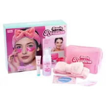 Beauty Routine Skin Care Essential Set con Pochette Rosa Nice