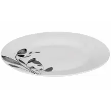 Set di Piatti 18 Pezzi Lila in Porcellana Bianco Secret de Gourmet