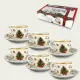 Set 6 Tazze con Piatto Christmas Tree Ar.Ca