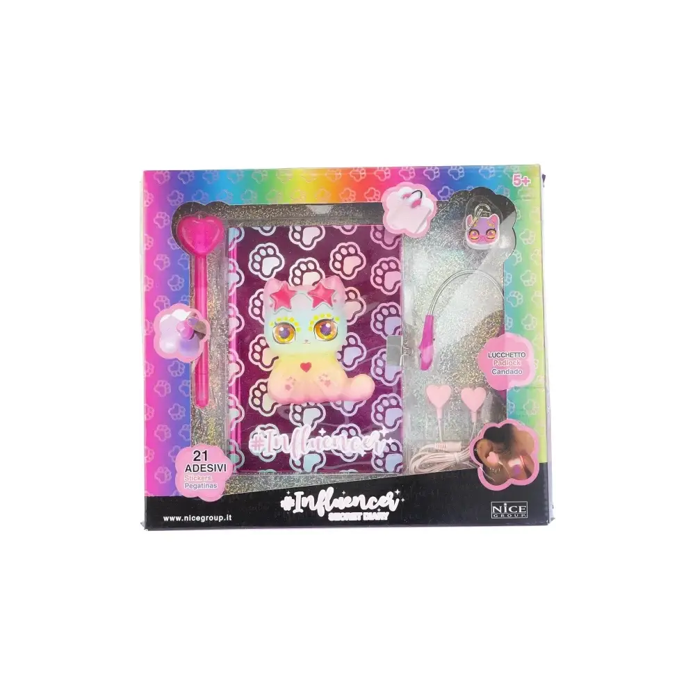 Influencer Diario Segreto Squishy Gatto Set Scrittura Creativa Nice