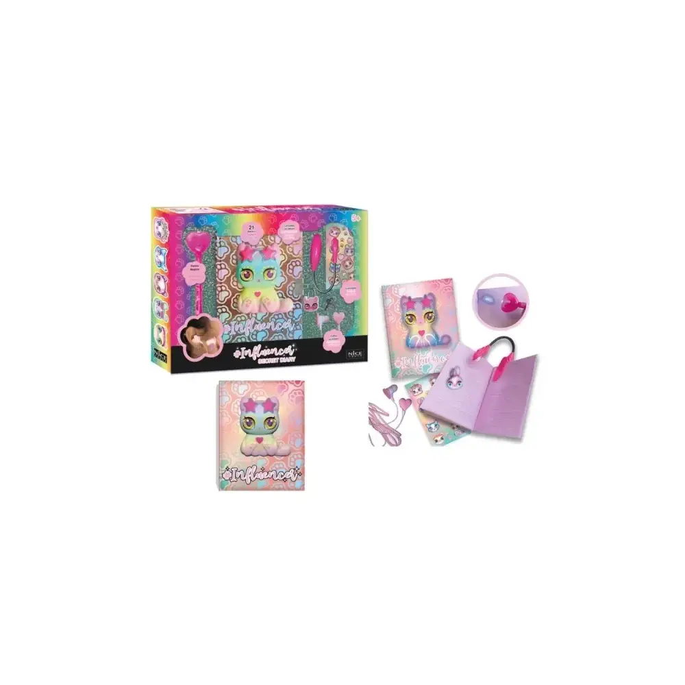 Influencer Diario Segreto Squishy Gatto Set Scrittura Creativa Nice