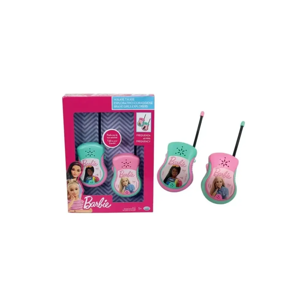 Walkie Talkie Barbie Esploratrici Coraggiose Frequenza 40 MHz ODS