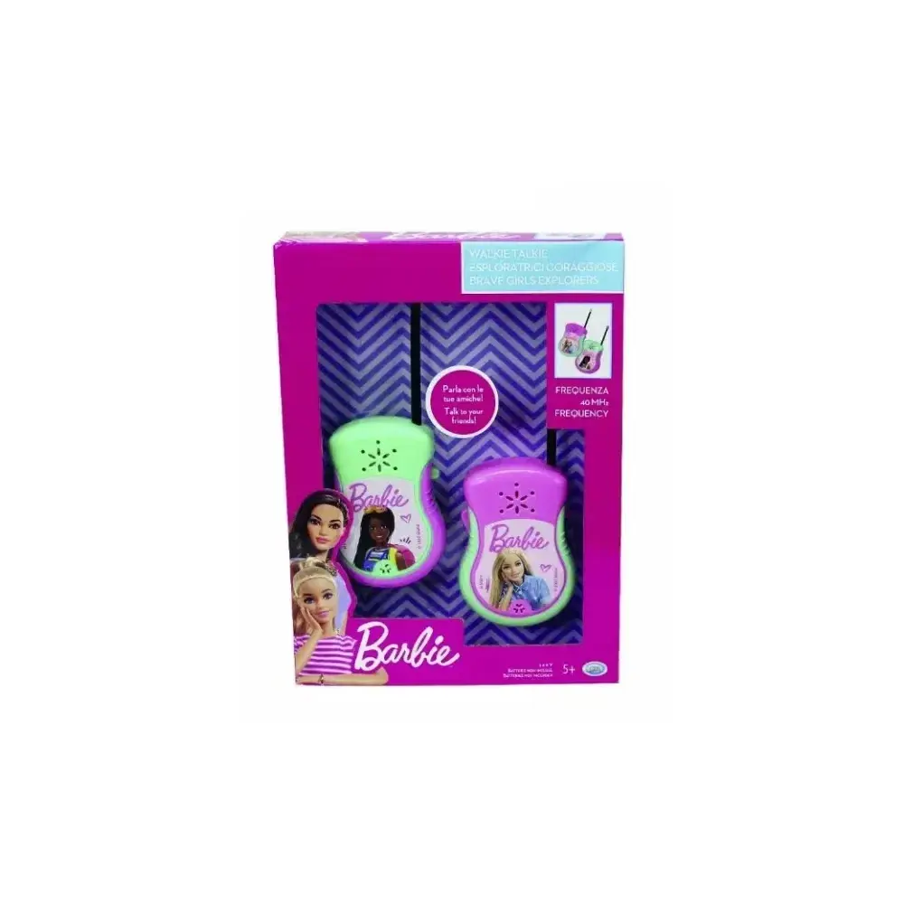 Walkie Talkie Barbie Esploratrici Coraggiose Frequenza 40 MHz ODS
