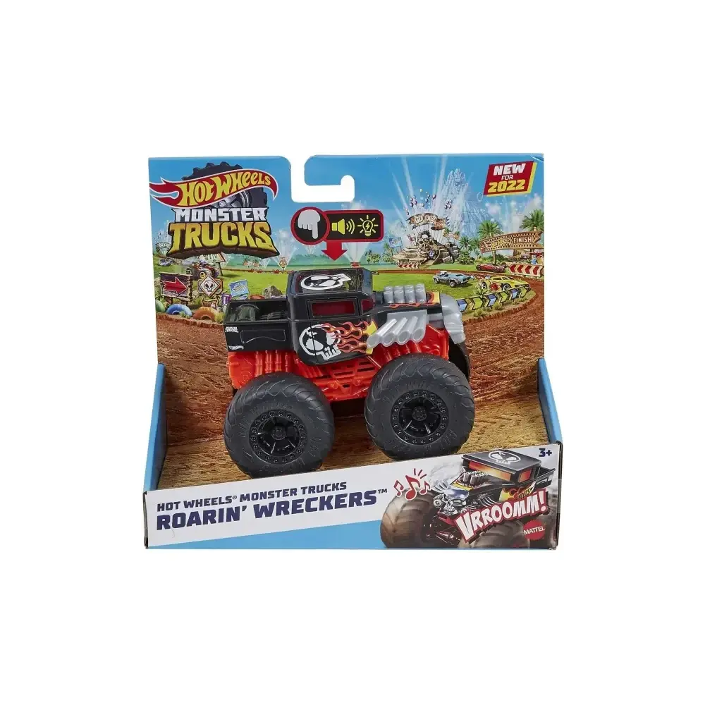 Hot Wheels Monster Trucks Bone Shaker Demolitore Ruggente Mattel