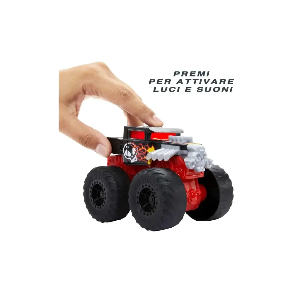 Hot Wheels Monster Trucks Bone Shaker Demolitore Ruggente Mattel