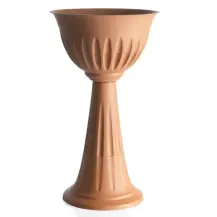 Vaso a Colonna Alba Terracotta Elegante e Versatile per Interni Bama
