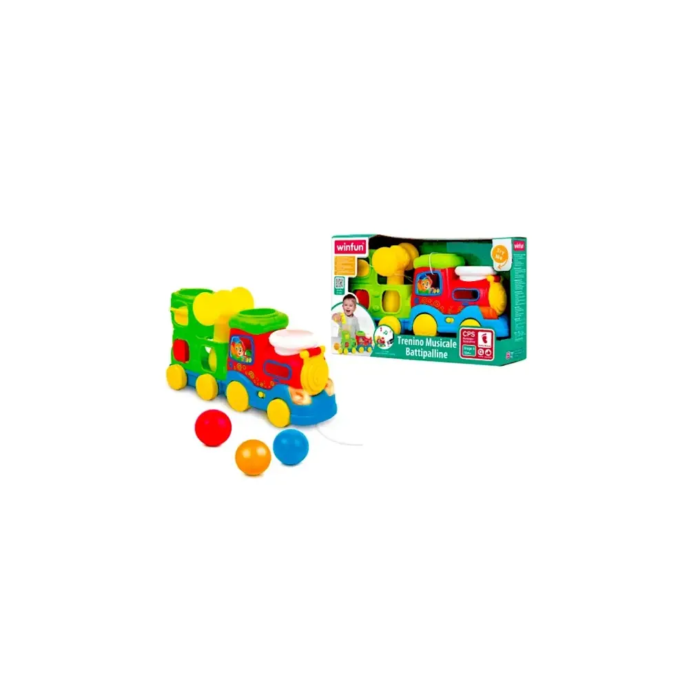 Trenino Musicale Batti Palline Winfun Luci e Suoni per Infanzia M3