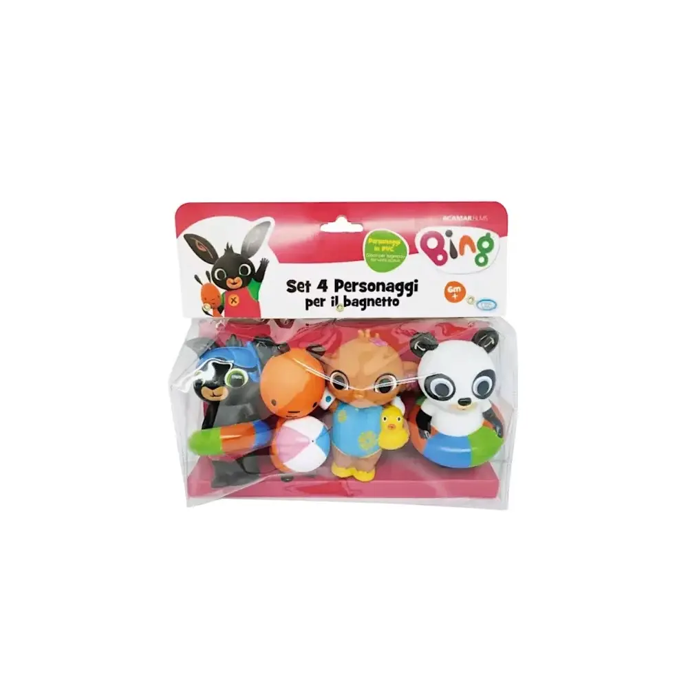 Set Bagnetto 4 Personaggi Bing ODS