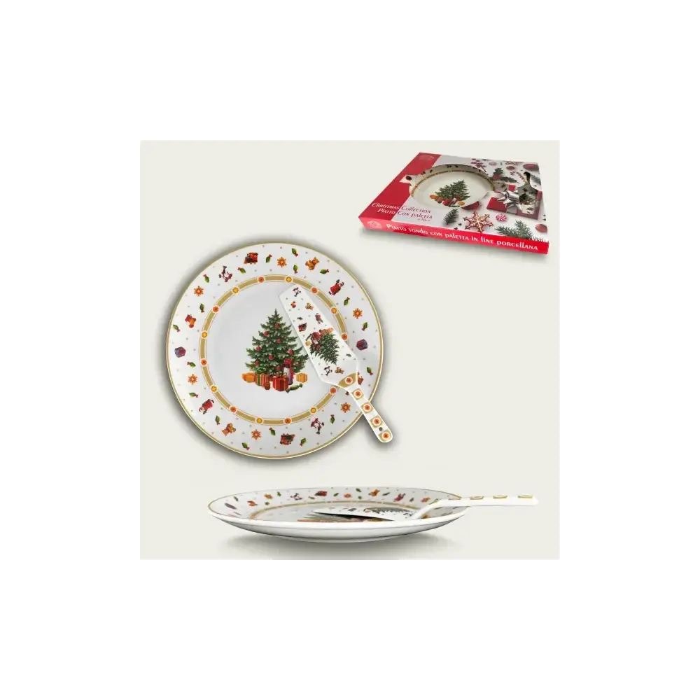 Piatto Pane 30cm con Paletta Albero Ar.Ca