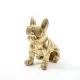 Figura Bulldog Oro 13x21x22cm Resina Mercury