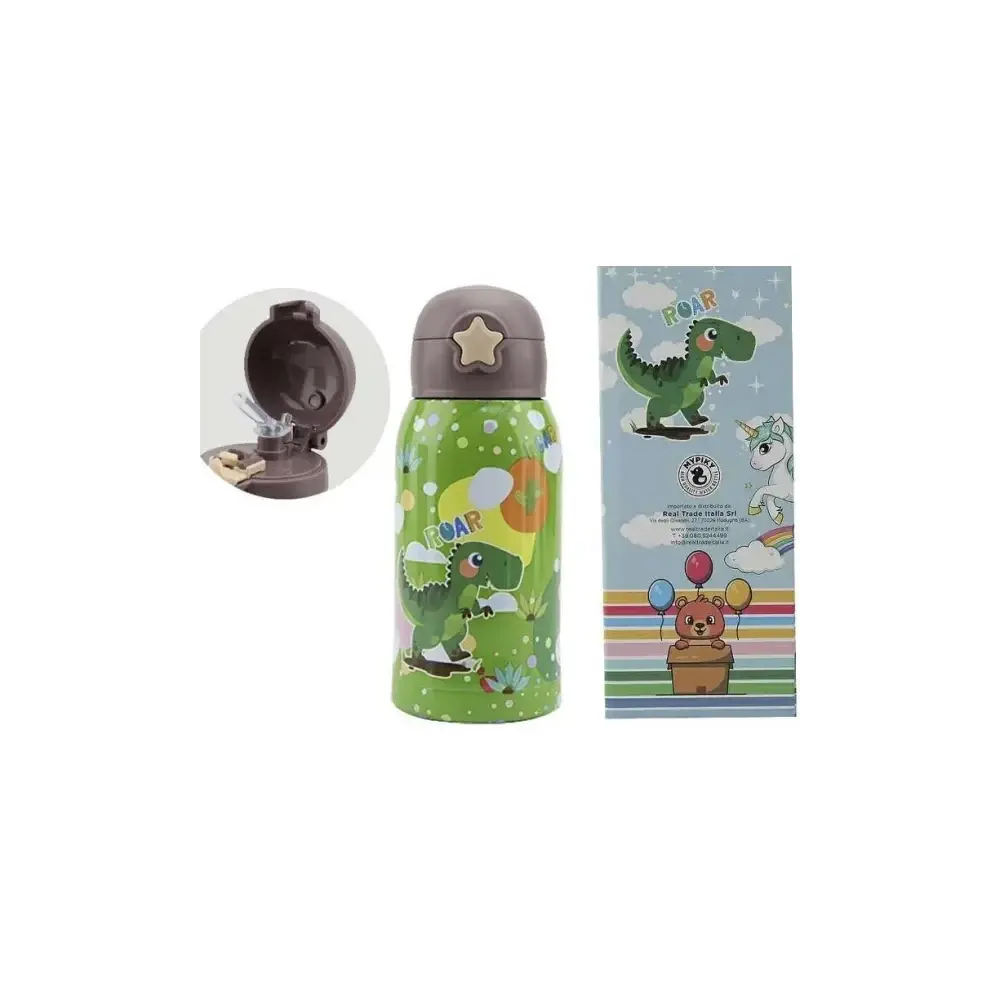 Borraccia Termica 500ml Dinosauro Real Trade