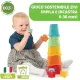 Tazze Impilabili 2in1 Eco+ con 5 e 5 Forme Colorate Plastica Chicco