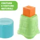 Tazze Impilabili 2in1 Eco+ con 5 e 5 Forme Colorate Plastica Chicco