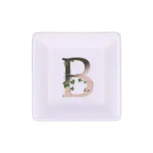 Adorato Piattino Quadrato Lettera B Thun