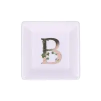 Adorato Piattino Quadrato Lettera B Thun