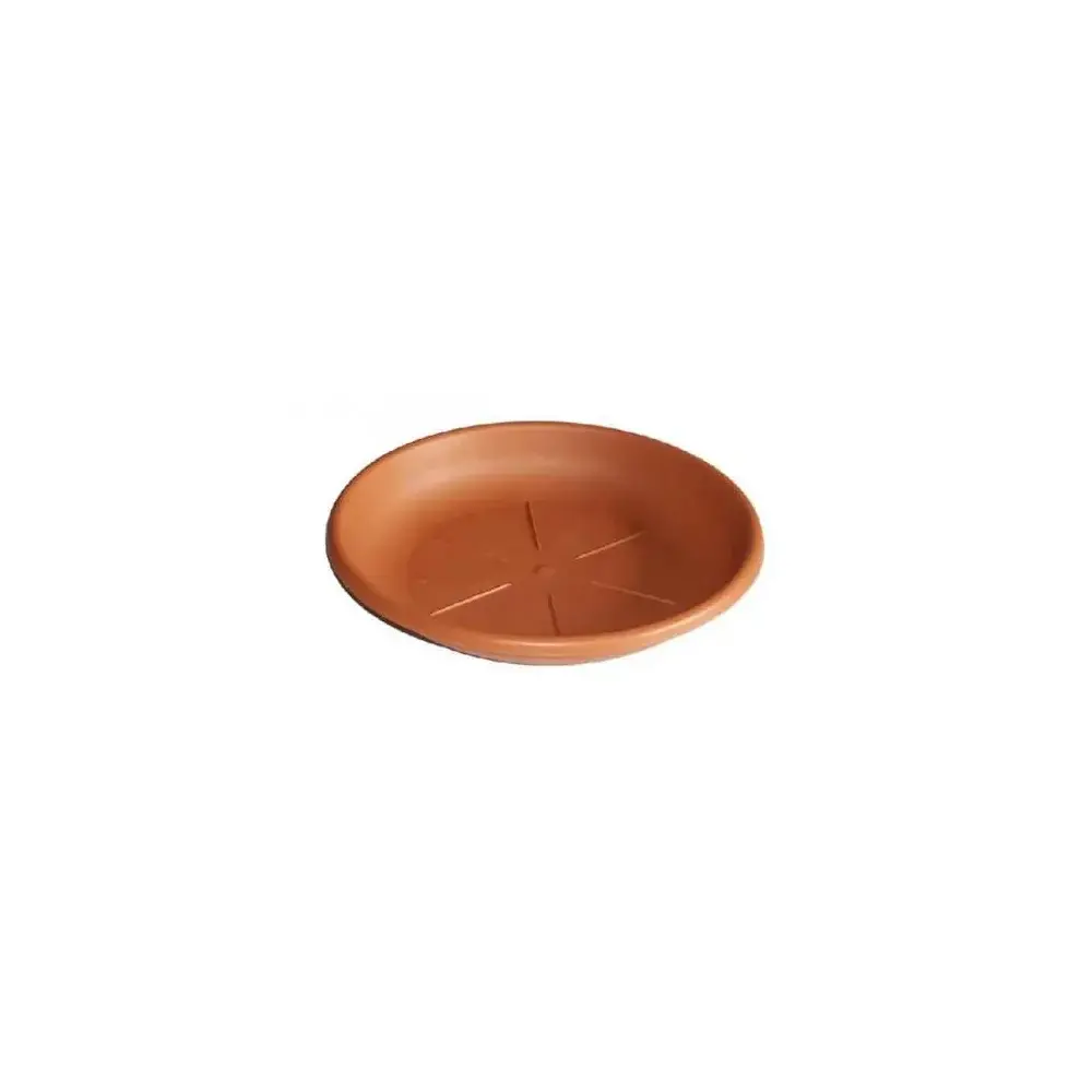 Sottovaso D.28 cm Terracotta Robusto e Pratico per Vasi e Piante Bama