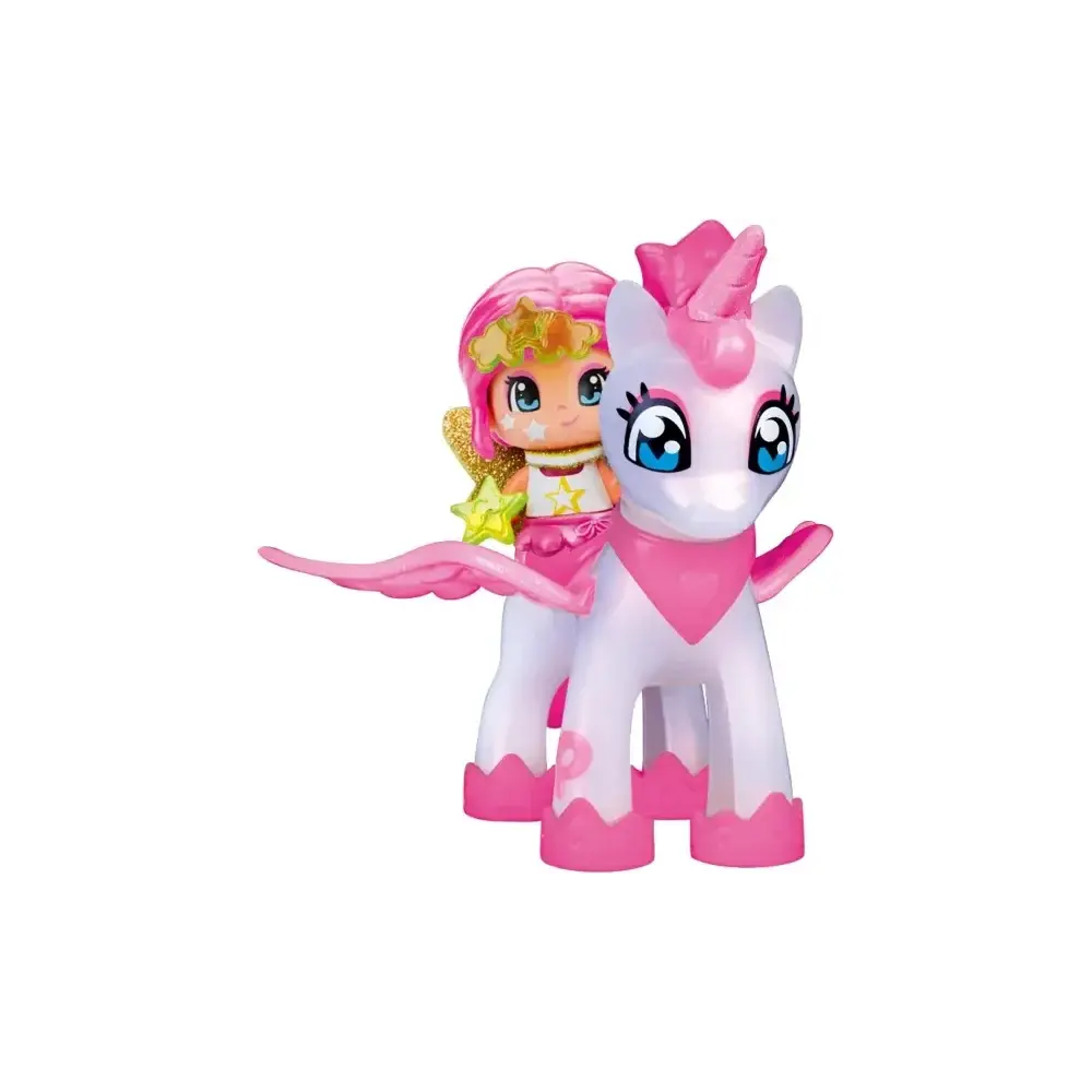 Pinypon Unicorno Volante Personaggio con Stella Decorazioni Famosa