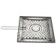 Gratella Tostapane Acciaio Inox 25x25 Pane e Polenta