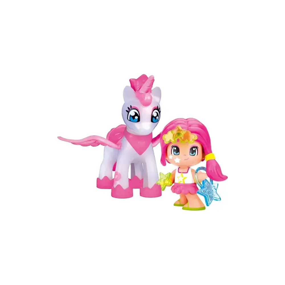 Pinypon Unicorno Volante Personaggio con Stella Decorazioni Famosa