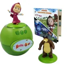 Masha Racconta Storie Speaker Incluso 24 130 Min di Audio MV Giochi