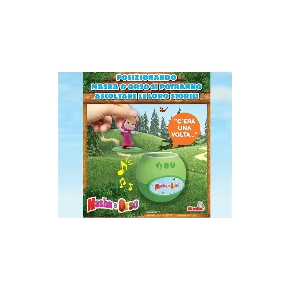 Masha Racconta Storie Speaker Incluso 24 130 Min di Audio MV Giochi