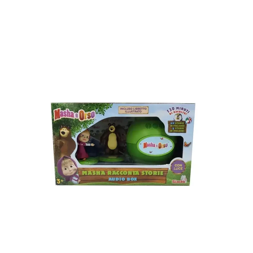 Masha Racconta Storie Speaker Incluso 24 130 Min di Audio MV Giochi