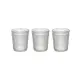 Set 3 Bicchieri Diamante 300 ml in Vetro Trasparente Tognana