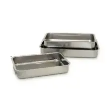 Teglia Rostiera Acciaio Inox Gnali Rettangolare