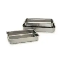 Teglia Rostiera Acciaio Inox Gnali Rettangolare