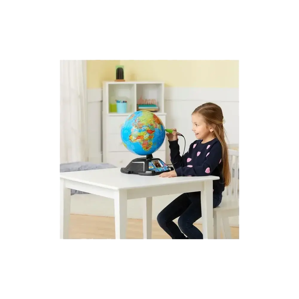 Giramondo Video Mappamondo Interattivo con Penna Touch e 600 VTech
