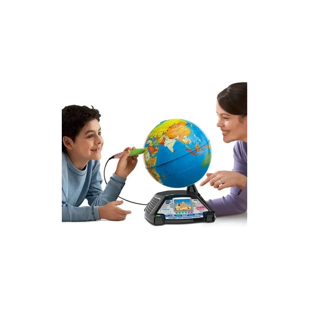 Giramondo Video Mappamondo Interattivo con Penna Touch e 600 VTech