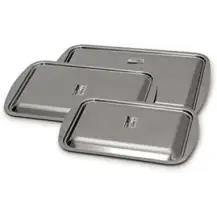 Coperchio Rostiera Gnali Acciaio Inox Rettangolare