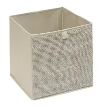 Scatola Portaoggetti 218661b Velvy Beige 31x31x3x1cm 5Five