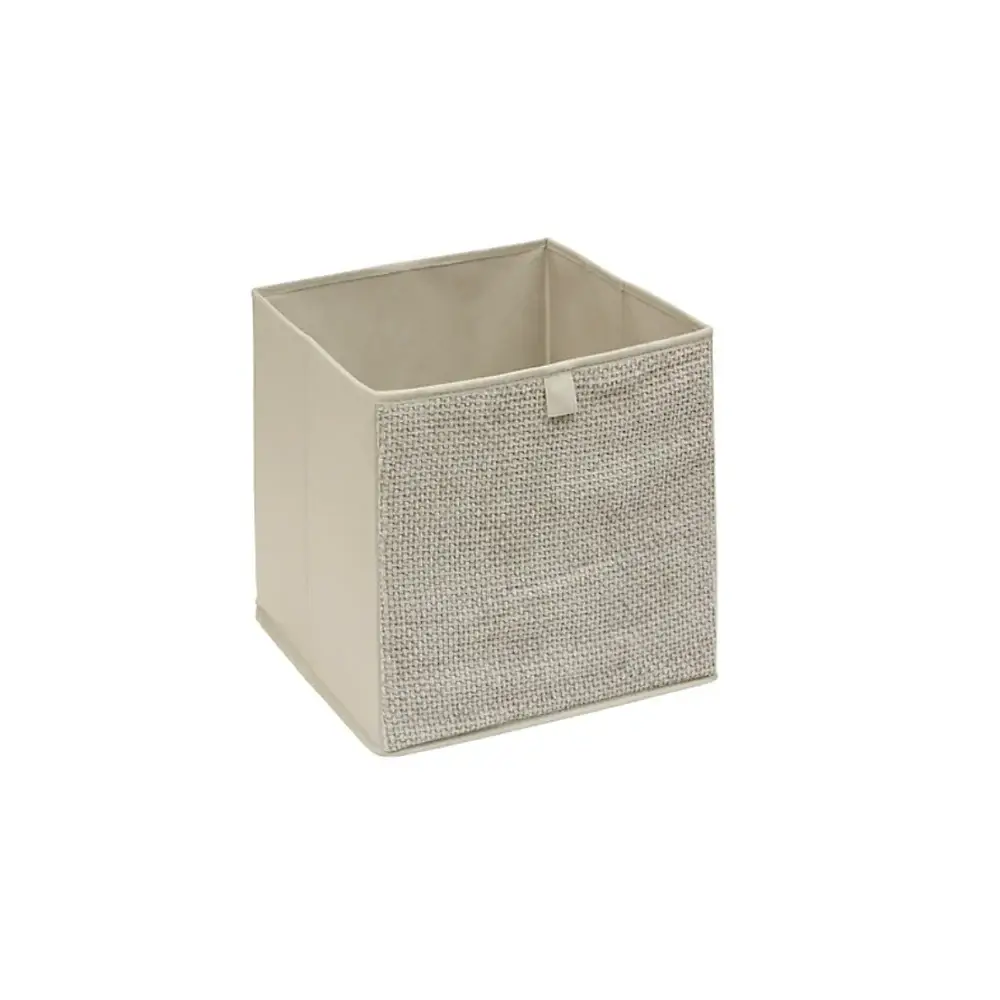 Scatola Portaoggetti 218661b Velvy Beige 31x31x3x1cm 5Five