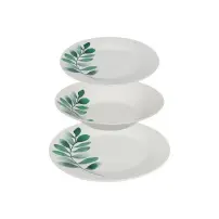 Servizio da Tavola 18 Pezzi in Porcellana "Vegetal" Secret de Gourmet