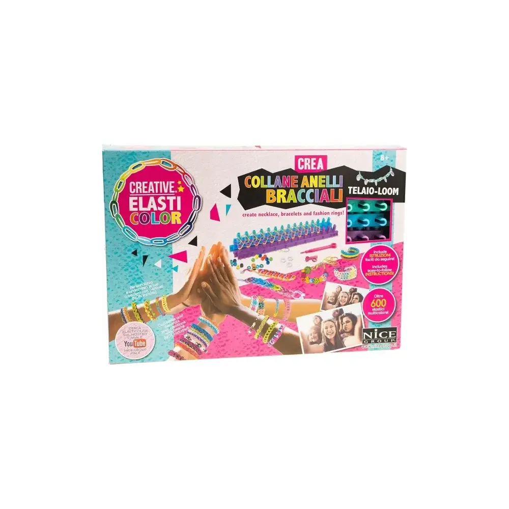 Elasticolor Kit Creazione Gioielli Braccialetti Collane Anelli Nice