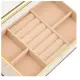 Portagioie Jude Beige 24x14x7 cm in Vetro Atmosphera