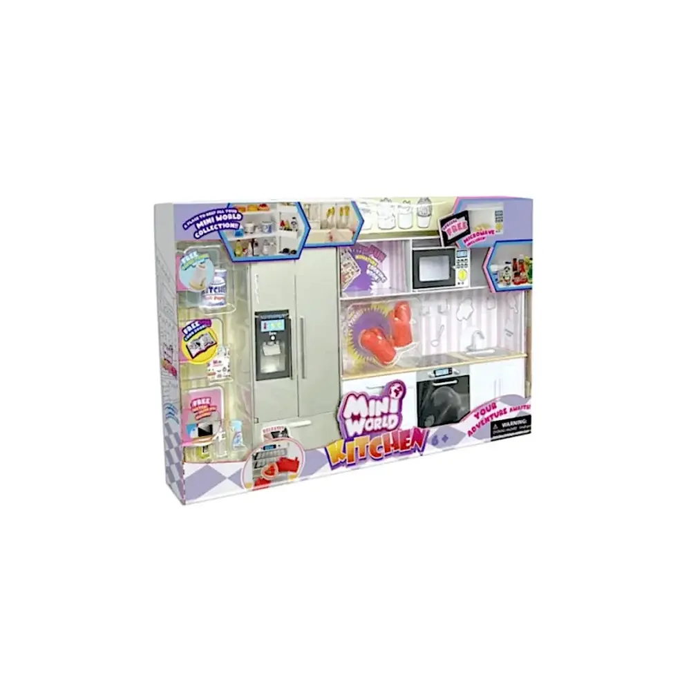 Mini World Cucina in Miniatura con 5 Sfere Ed Accessori M3