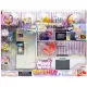 Mini World Cucina in Miniatura con 5 Sfere Ed Accessori M3