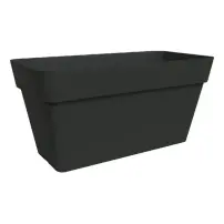 Arké Cassettone 60 cm Fioriera Antracite con Sottocassetta 32 Nicoli