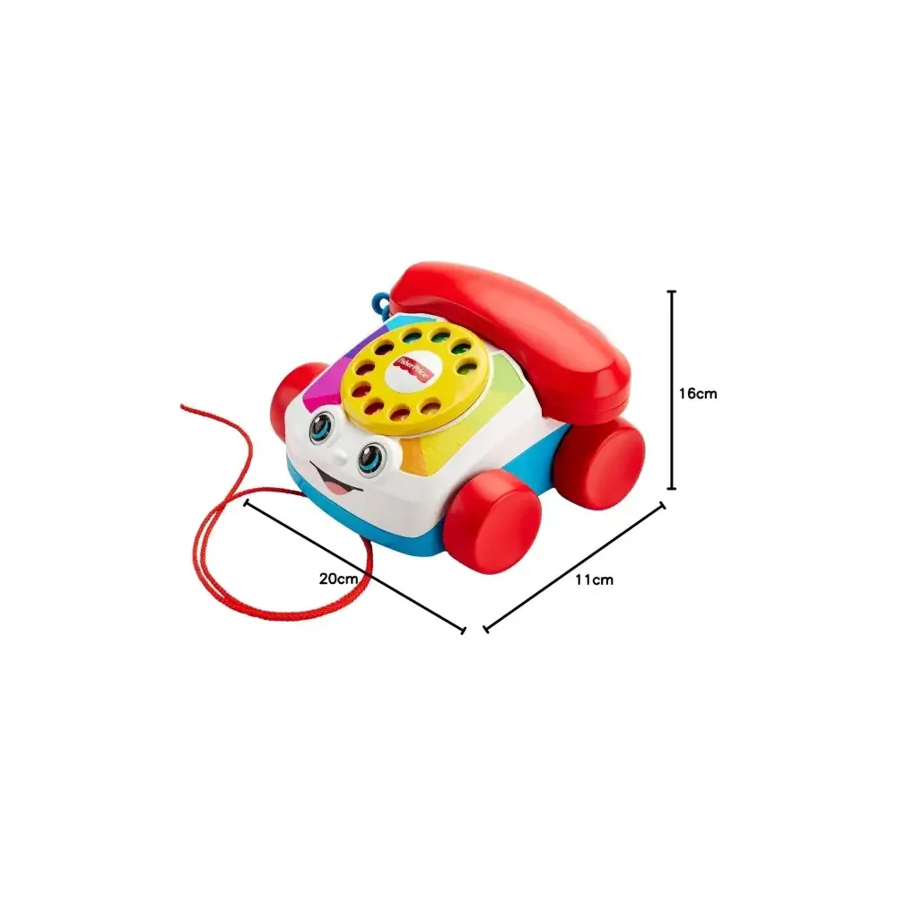 Fisher-Price Telefono Parlante Trascinabile Mattel