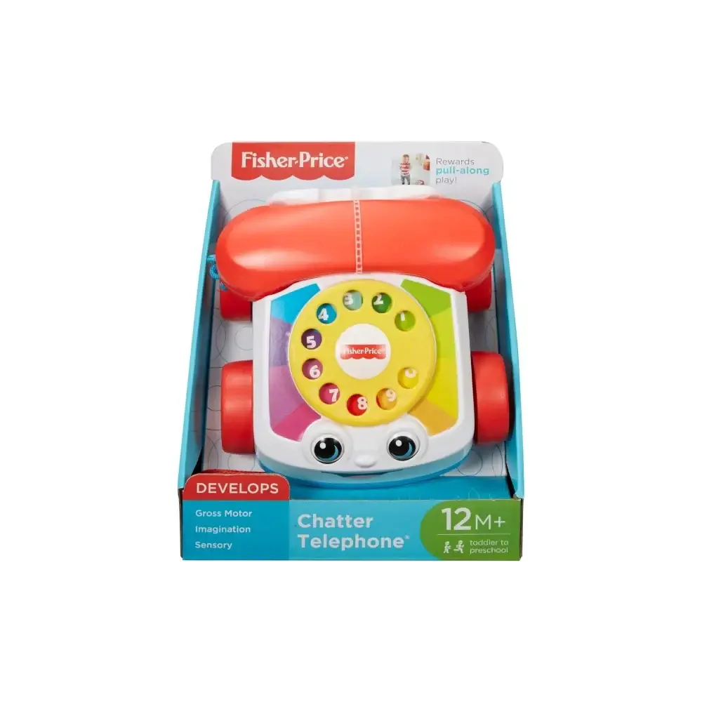 Fisher-Price Telefono Parlante Trascinabile Mattel