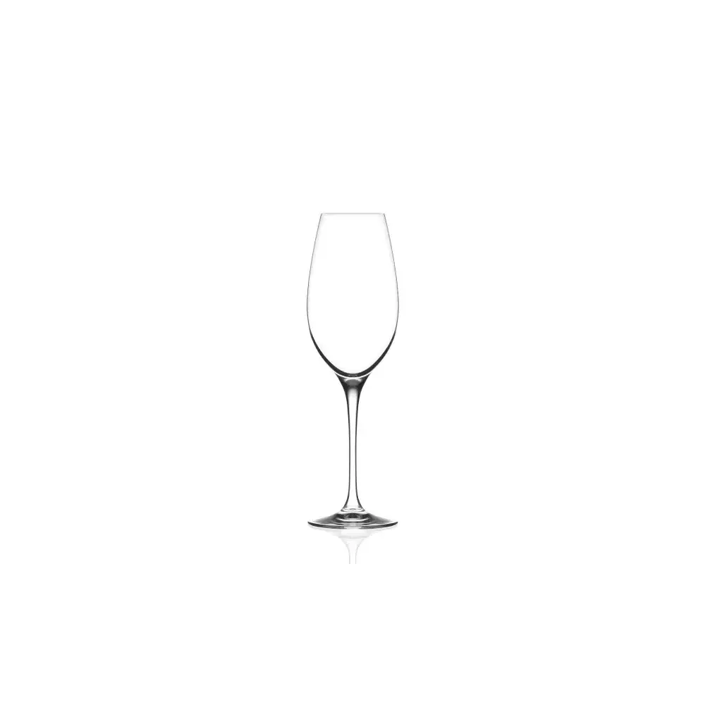Set 6 Flute Champagne Invino 24 cl Cristallo Luxion Trasparenza RCR