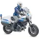 Moto Ducati Polizia con Personaggio Scrambler Bruder