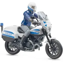 Moto Ducati Polizia con Personaggio Scrambler Bruder