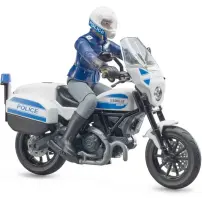 Moto Ducati Polizia con Personaggio Scrambler Bruder