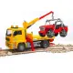 Camion Man con Jeep Scala 1:16 Bruder