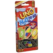 Uno H2o Gioco di Carte Resistente All'Acqua Plastificate Clip Mattel